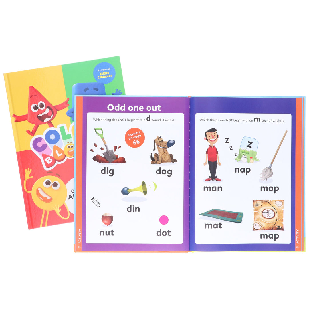 Alphablocks & Colourblocks Annual 2025 By Sweet Cherry Publishing: 2 Books Collection Set - Ages 3-5 - Hardback