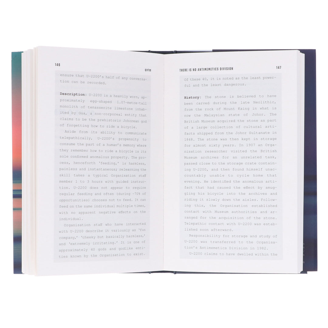 There Is No Antimemetics Division by qntm - Fiction - Hardback