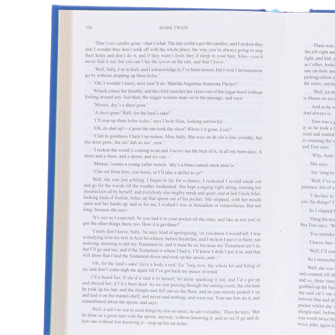 Mark Twain: A Collection of Works - Fiction - Hardback (Leather-bound)