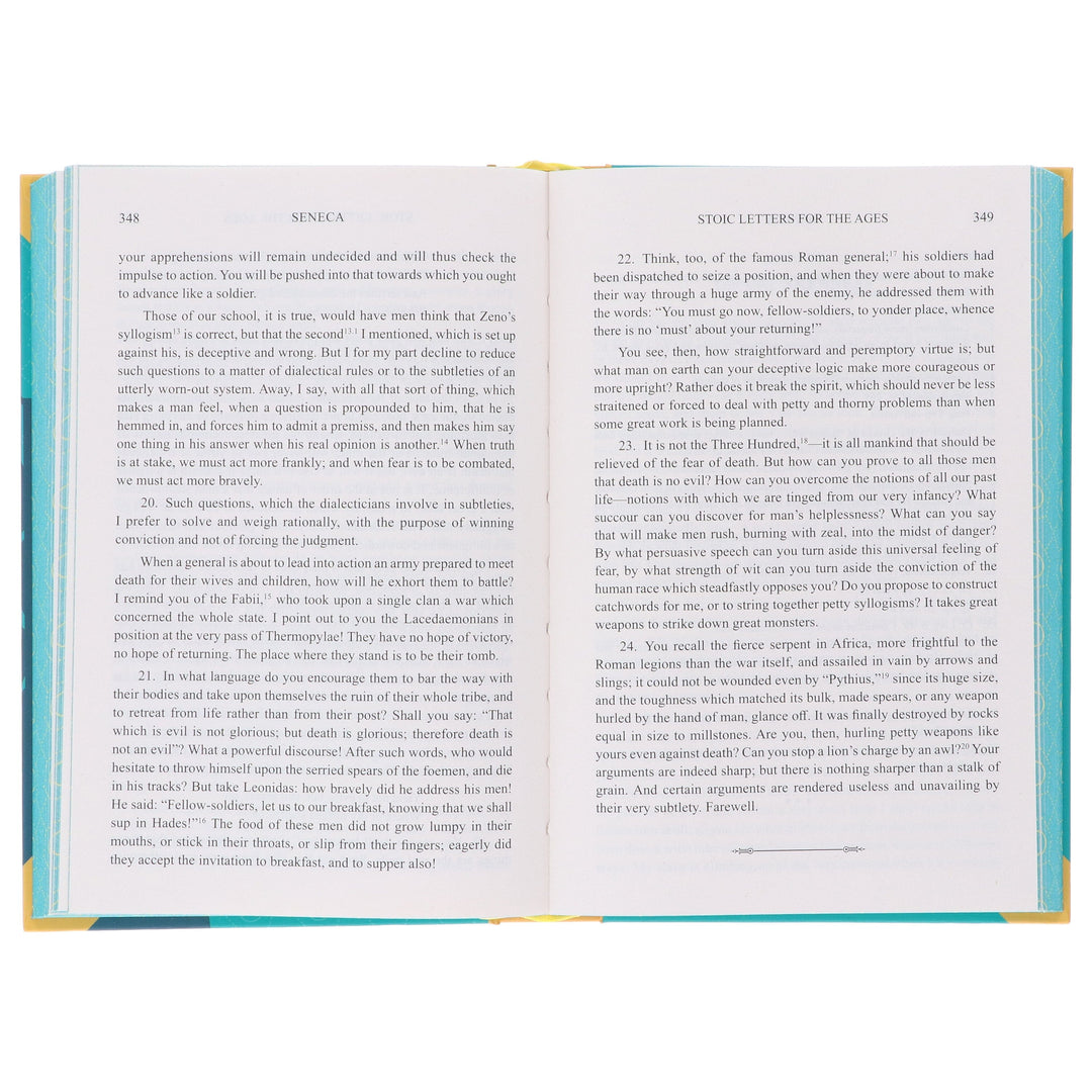 Stoic Letters for The Ages by Seneca - Fiction - Sprayed Edges Hardback