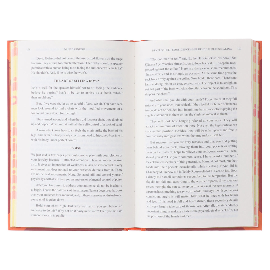 How to Develop Self-Confidence & Influence People by Dale Carnegie With Sprayed Edges - Non Fiction - Hardback