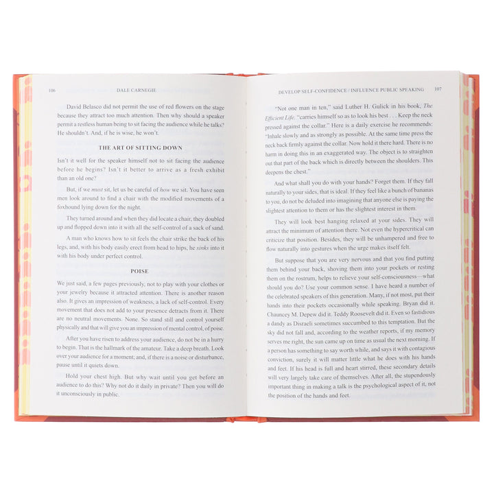 How to Develop Self-Confidence & Influence People by Dale Carnegie With Sprayed Edges - Non Fiction - Hardback