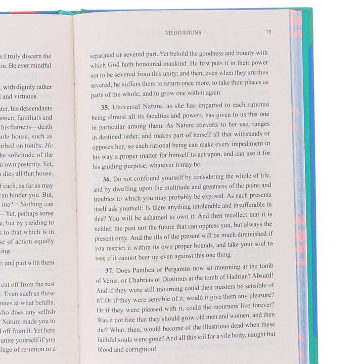 Meditations by Marcus Aurelius - Non Fiction - Sprayed Edges Hardback