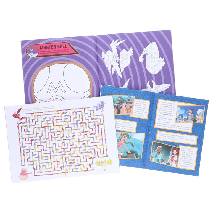 Pokemon Epic Battle Collection (Includes 3 Books, A Poster, A Door Hanger & A Poké Ball Craft) by Pokemon - Ages 6-8