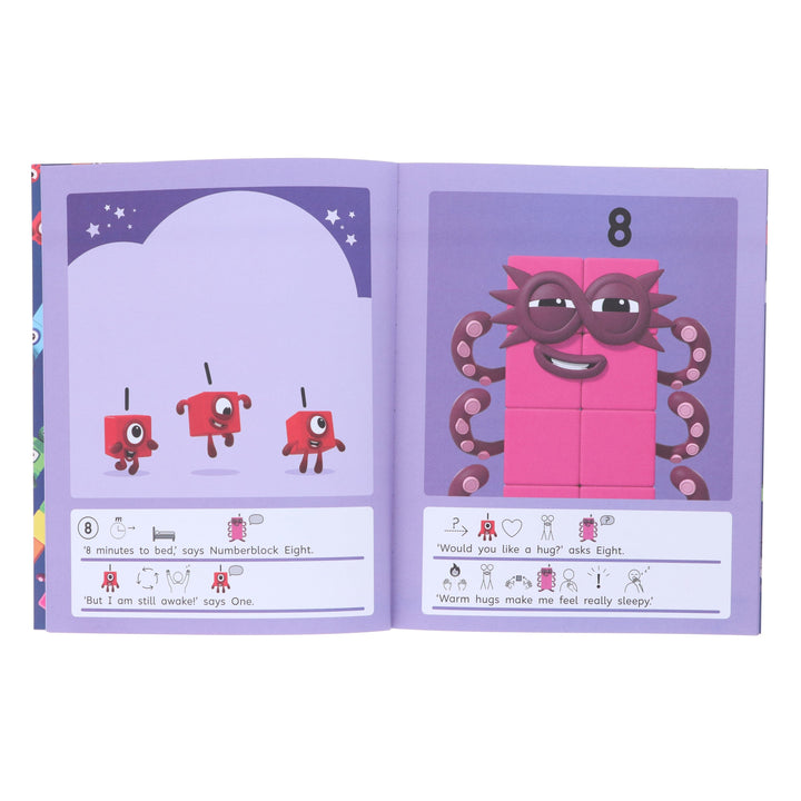 Numberblocks Countdown to Bed: A Symbolised Storybook (Includes Free Signing Video & Audiobook) - Ages 3-7 - Paperback
