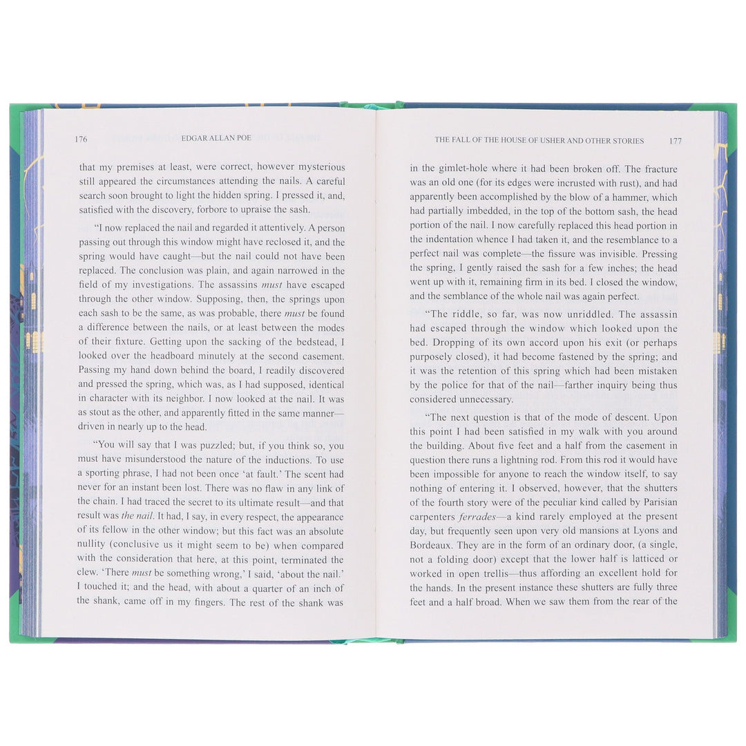 The Fall of the House of Usher & Other Stories by Edgar Allan Poe - Fiction - Sprayed Edges Hardback