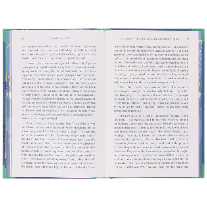 The Fall of the House of Usher & Other Stories by Edgar Allan Poe - Fiction - Sprayed Edges Hardback