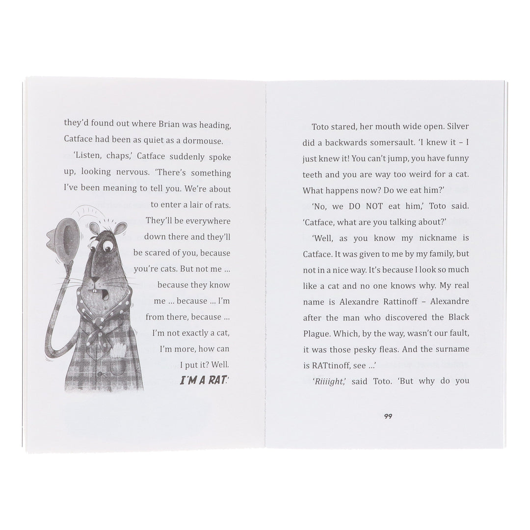 Toto the Ninja Cat Series by Dermot O’Leary Illustrated 6 Books Collection Set - Ages 7+ - Paperback