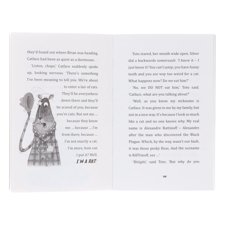 Toto the Ninja Cat Series by Dermot O’Leary Illustrated 6 Books Collection Set - Ages 7+ - Paperback
