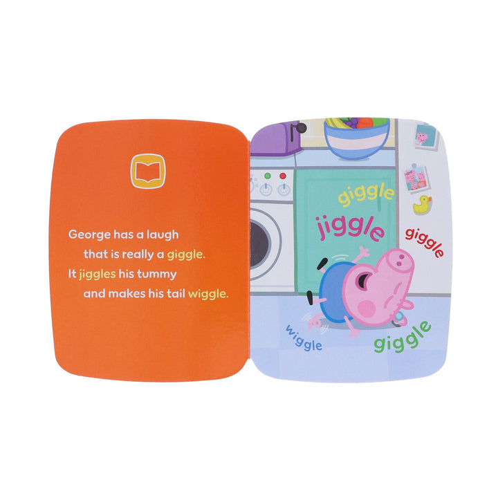 Peppa Pig - Electronic Me Reader Jr and 8 Look and Find Sound Book Library - Ages 2+ - Board Book