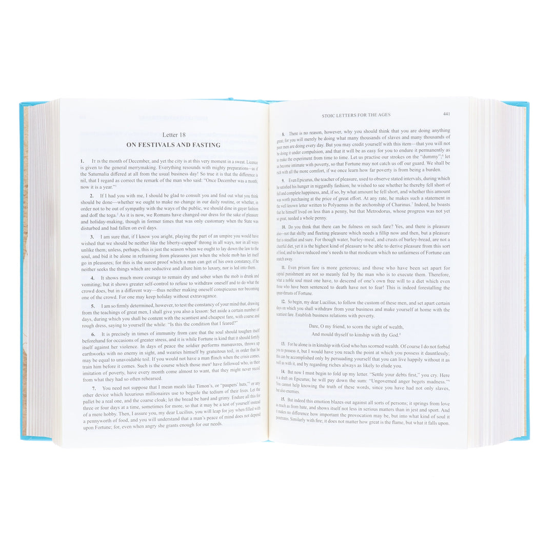 The Best of Stoic Philosophy - Non Fiction - Leather Bound Hardback