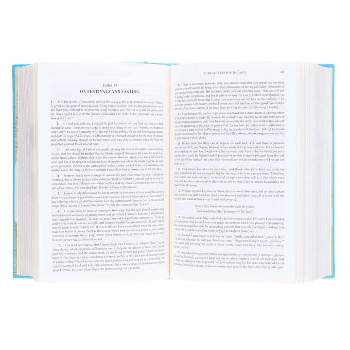 The Best of Stoic Philosophy - Non Fiction - Leather Bound Hardback