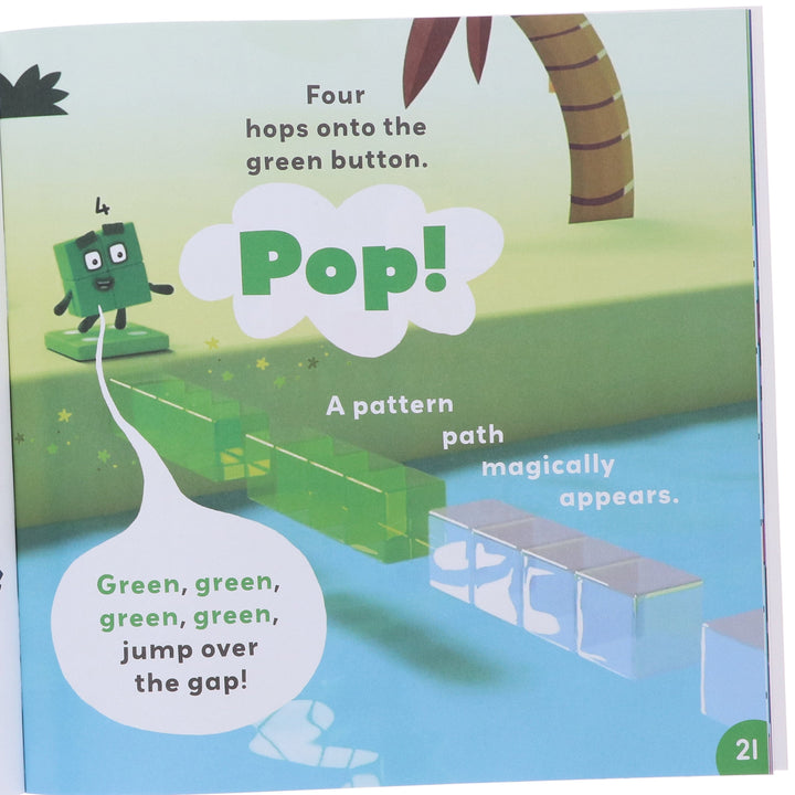Pattern Palace: A Numberblocks Sticker Storybook Featuring Over 60 Fun Stickers! - Ages 3-6 - Paperback