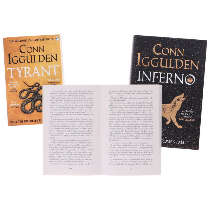The Nero Trilogy by Conn Iggulden 3 Books Collection Set - Fiction - Paperback/Hardback