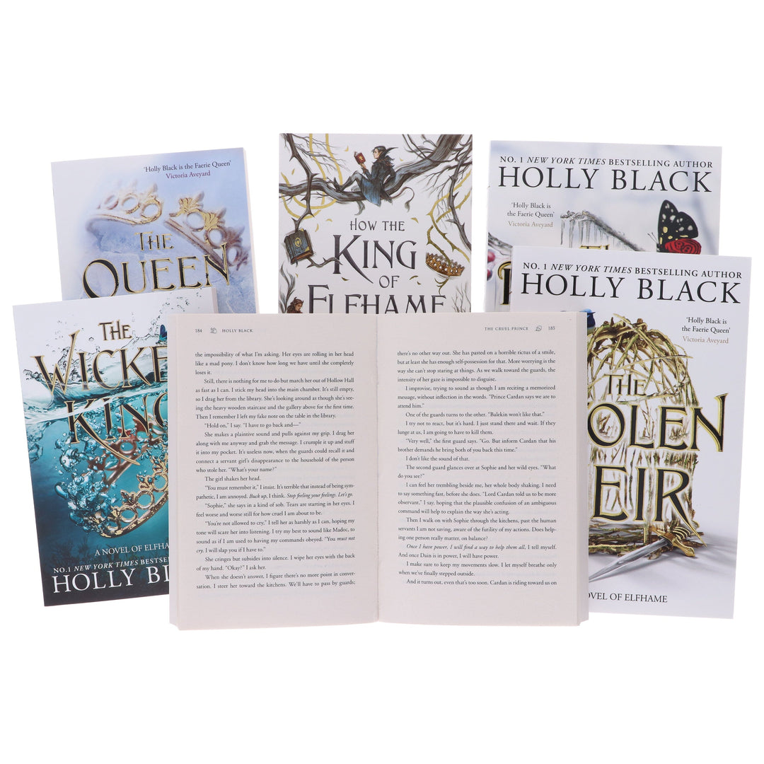 The Folk of the Air & The Stolen Heir Series by Holly Black 6 Books Collection Set - Ages 14+ - Paperback