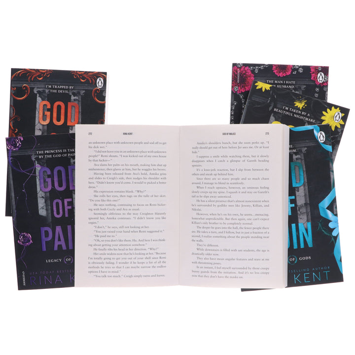 Legacy of Gods Series Dark Romance by Rina Kent: Complete Collection 6 Books Set - Fiction - Paperback