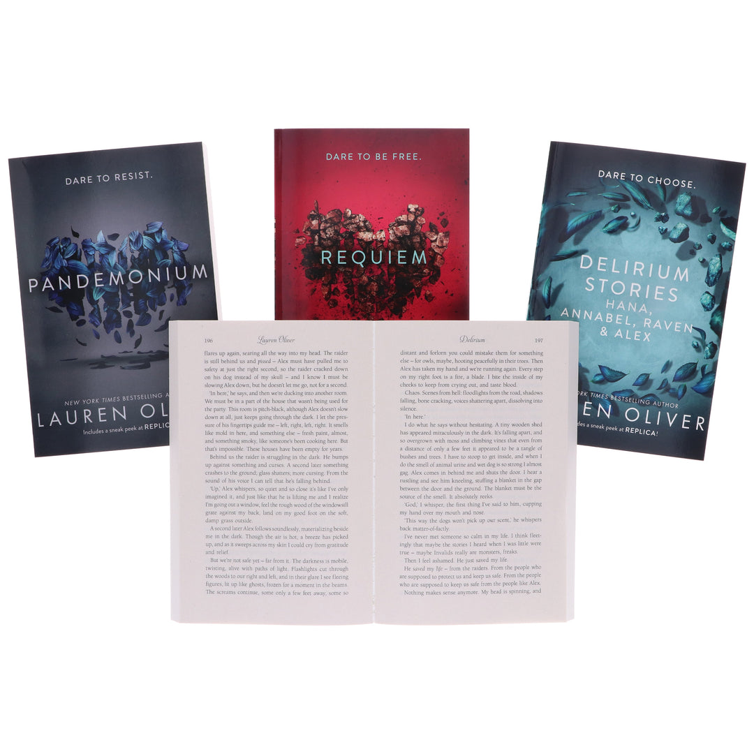 Delirium: The Complete 4 Books Collection By Lauren Oliver - Young Adult - Paperback