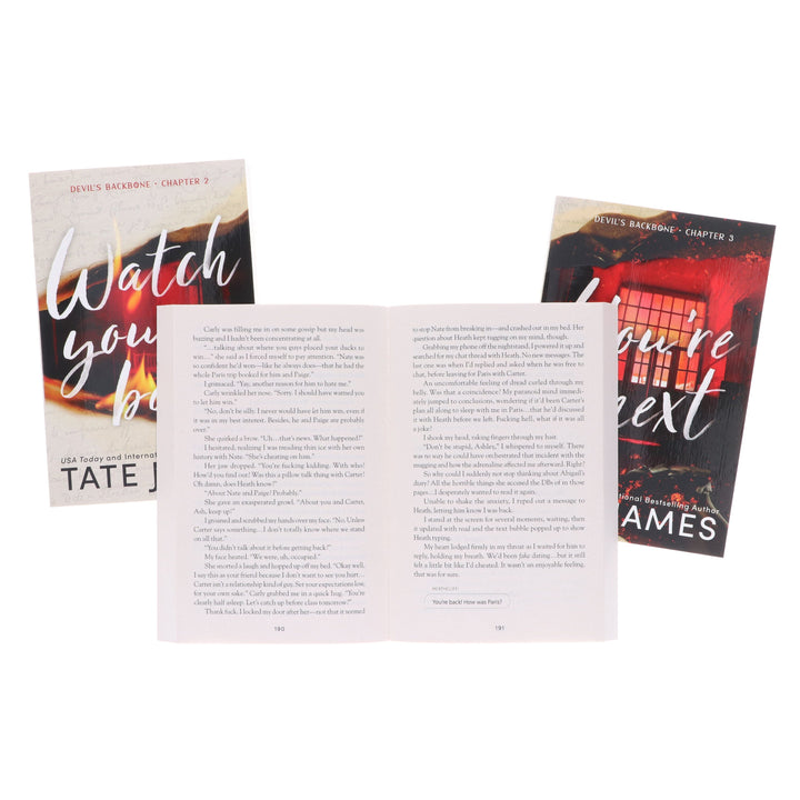 Devil's Backbone Series by Tate James 3 Books Collection Set - Fiction - Paperback
