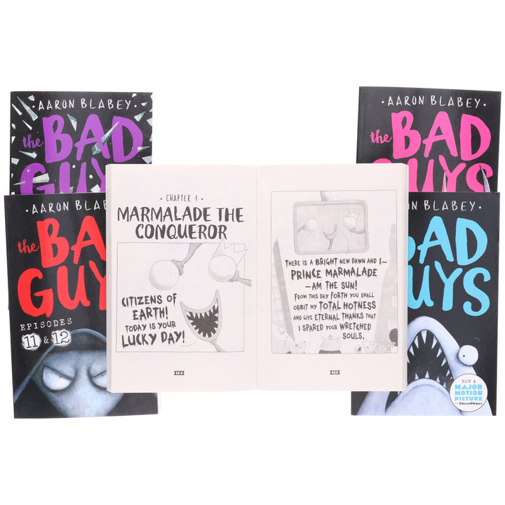 The Bad Guys Episodes 9-18 By Aaron Blabey 5 Books Collection Set - Ages 7-9 - Paperback
