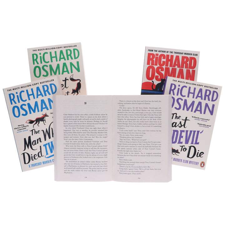 Thursday Murder Club & We Solve Murders Series by Richard Osman 5 Books Collection Set - Fiction - Paperback
