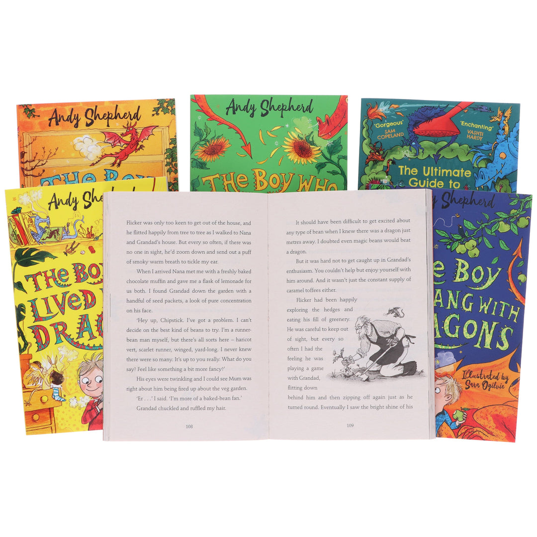 Boy Who Grew Dragons Series By Andy Shepherd 6 Books Collection Set - Ages 7-9 - Paperback