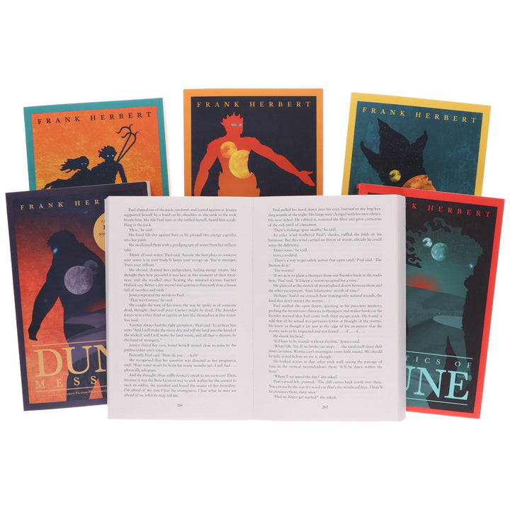 Dune Series By Frank Herbert 6 Books Collection Set - Fiction - Paperback