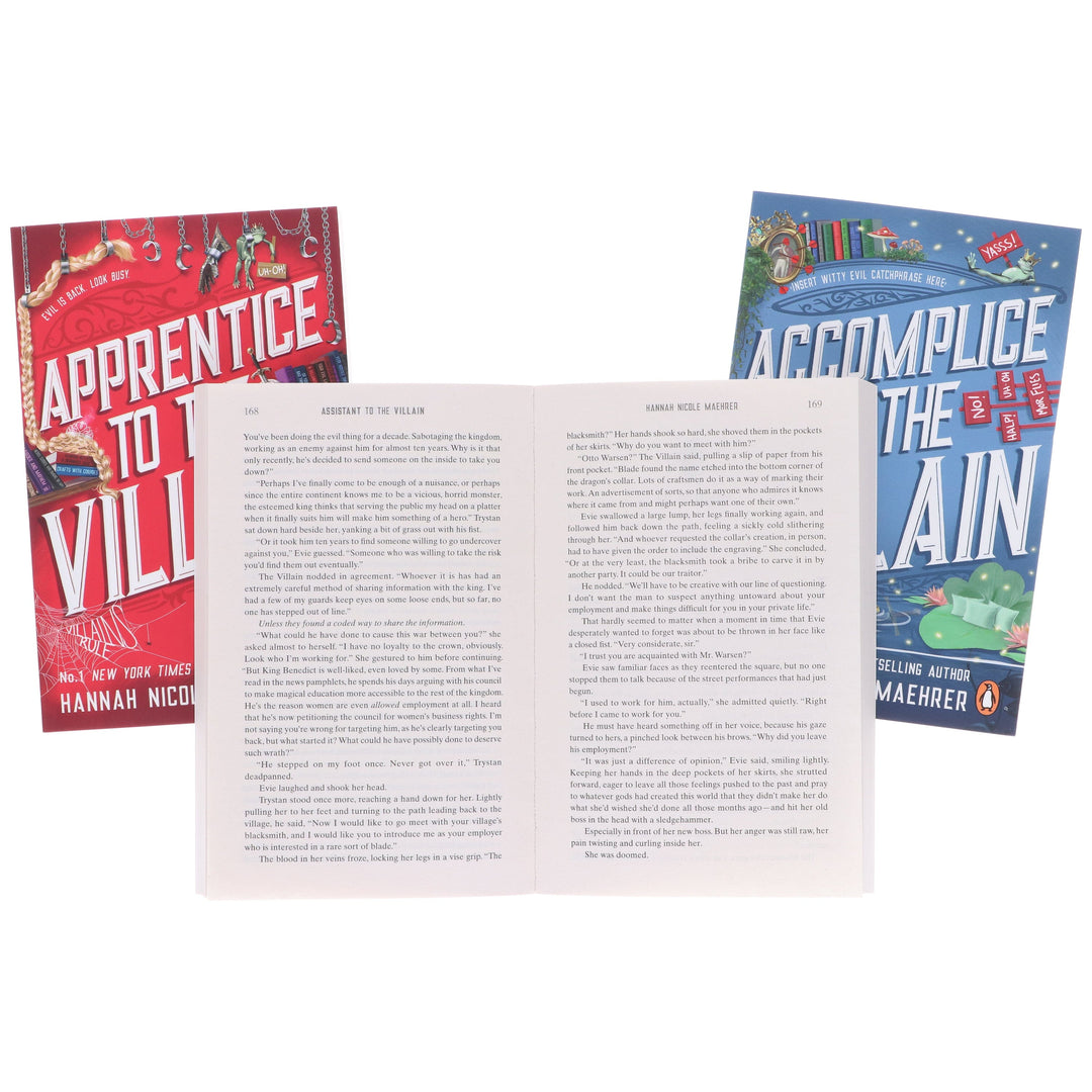 Assistant to the Villain Series By Hannah Nicole Maehrer 3 Books Collection Set - Fiction - Paperback