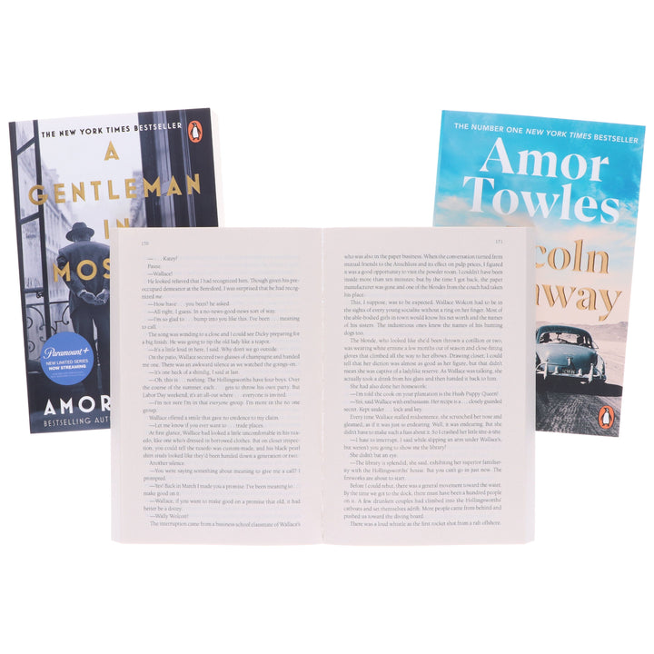 Amor Towles 3 Books Collection Set - Fiction - Paperback