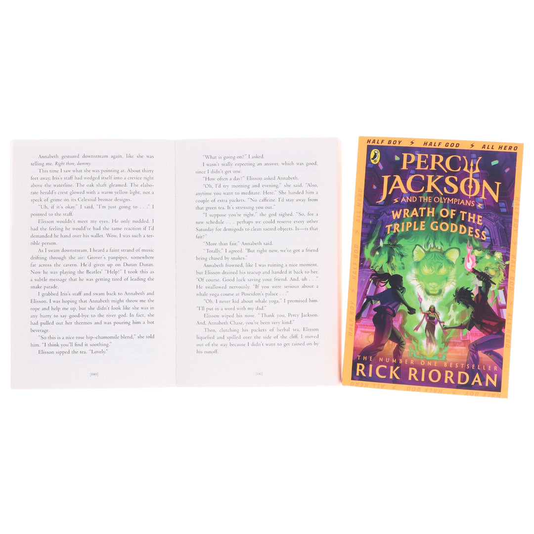 Percy Jackson And The Olympians Series (Book 6&7) by Rick Riordan 2 Books Collection Set - Ages 9+ - Paperback