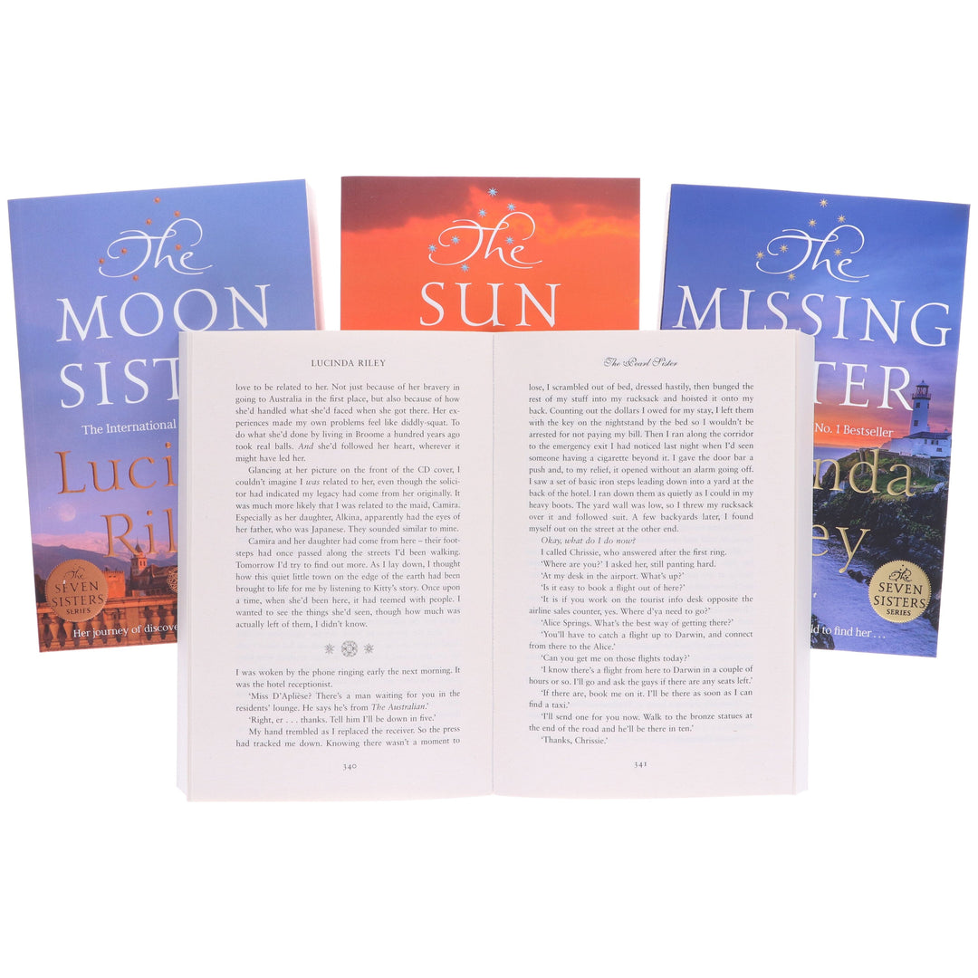 The Seven Sisters Series By Lucinda Riley 4 Books Collection Set - Fiction - Paperback