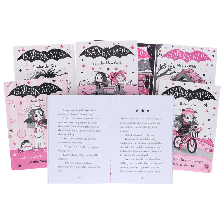 Isadora Moon Series By Harriet Muncaster: illustrated 7 Books Collection Set - Ages 5+ - Paperback