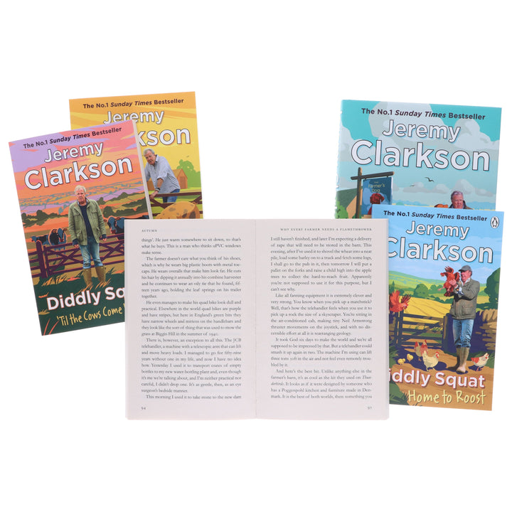 Diddly Squat Series By Jeremy Clarkson: 5 Books Collection Set - Fiction - Paperback