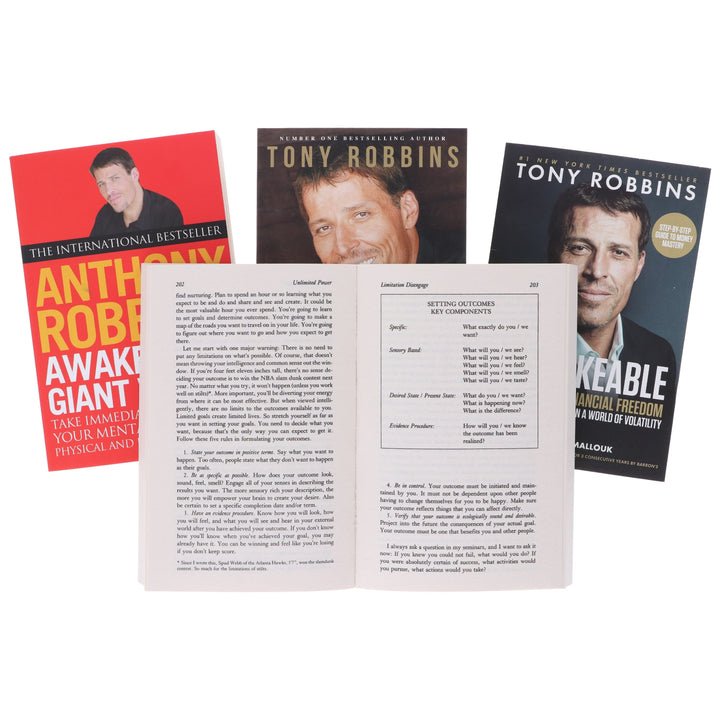 Anthony & Tony Robbins Success Mastery Collection 4 Books Set - Non Fiction - Paperback