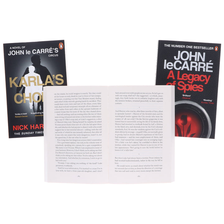 John le Carré & Nick Harkaway Novel 3 Books Collection Set - Fiction - Paperback