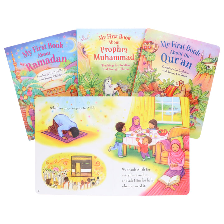 My First Books About Islam by Sara Khan 4 Books Collection Set - Ages 3+ - Board Book