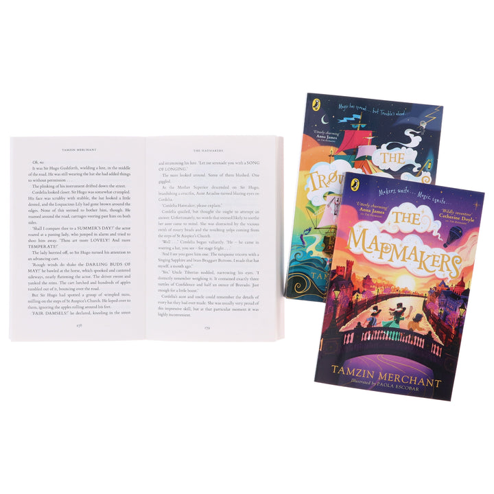 The Hatmakers Series By Tamzin Merchant 3 Books Collection Set - Ages 8-13 - Paperback