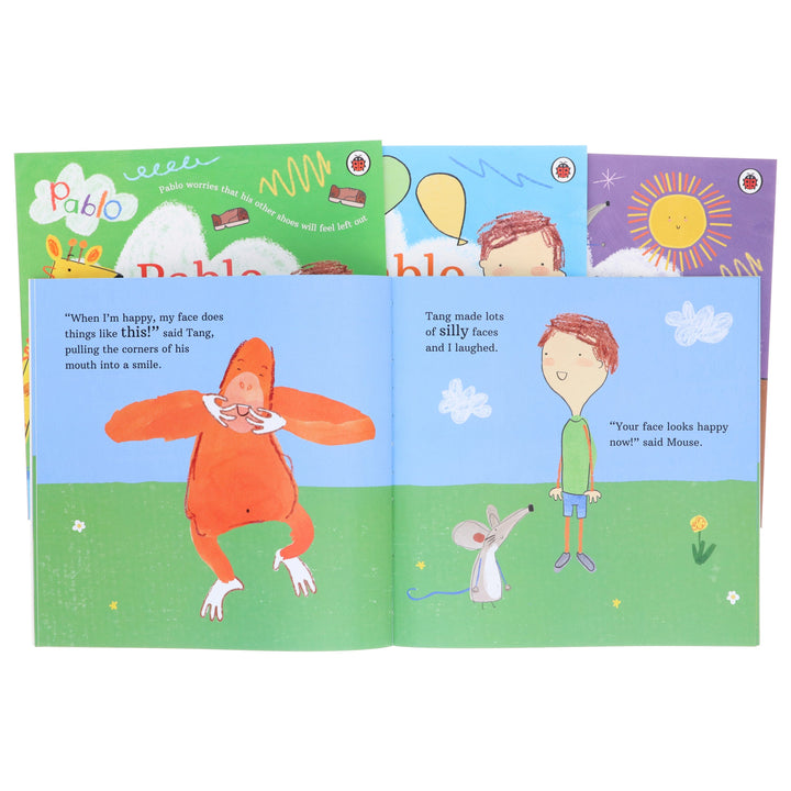 Pablo's Feelings Series 4 Picture Books Collection Set - Ages 2-7 - Paperback