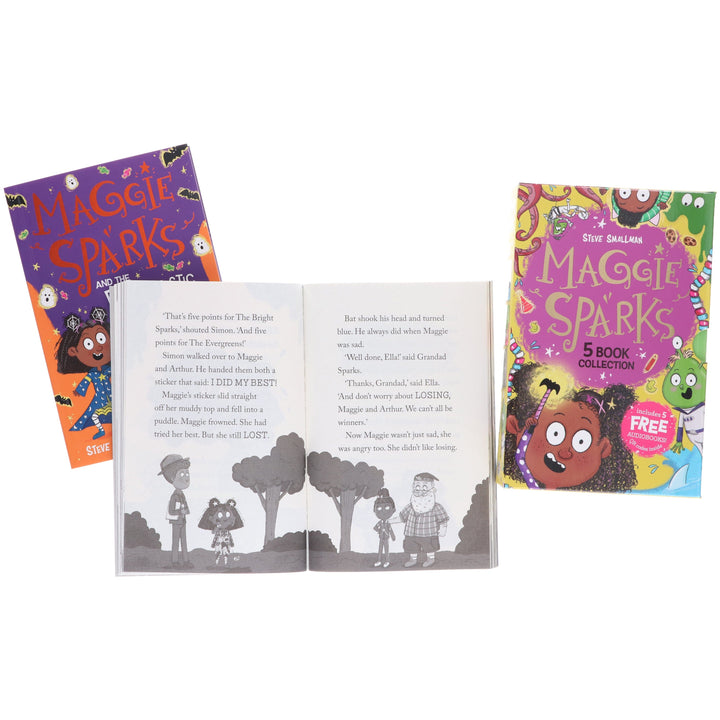 Maggie Sparks Series By Steve Smallman: 7 Books Collection Set With Free Audio Books - Ages 5-7 - Paperback