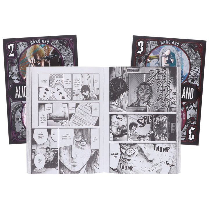 Alice in Borderland (Vol. 1-3) by Haro Aso 3 Books Collection Manga Set - Fiction - Paperback