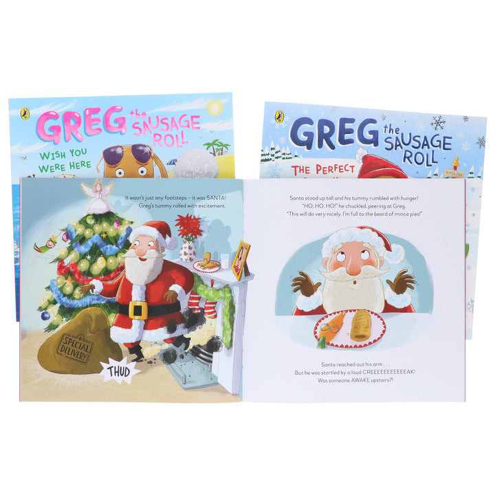 Greg the Sausage Roll Collection Illustrated 3 Books Set By Mark & Roxanne Hoyle - Age 3-9 - Paperback