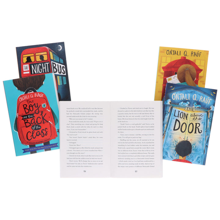 Onjali Q. Rauf Collection 5 Books Set (The Letter with the Golden Stamp and Other Novels) - Ages 8-12 - Paperback