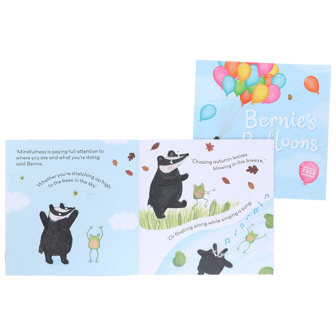 Ernie's Mindful Journey: A Story of Mindfulness and Self-Care by Kirsty Topley 2 Picture Books Set (Includes Free Audiobook)- Ages 5-7 - Paperback