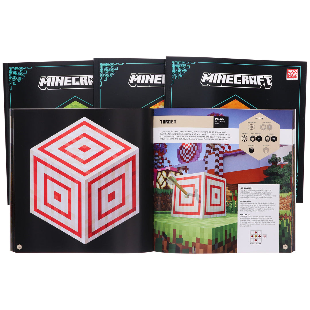 Minecraft Blocks Complete Collection 4 Books Box Set by Mojang AB - Ages 8+ - Paperback