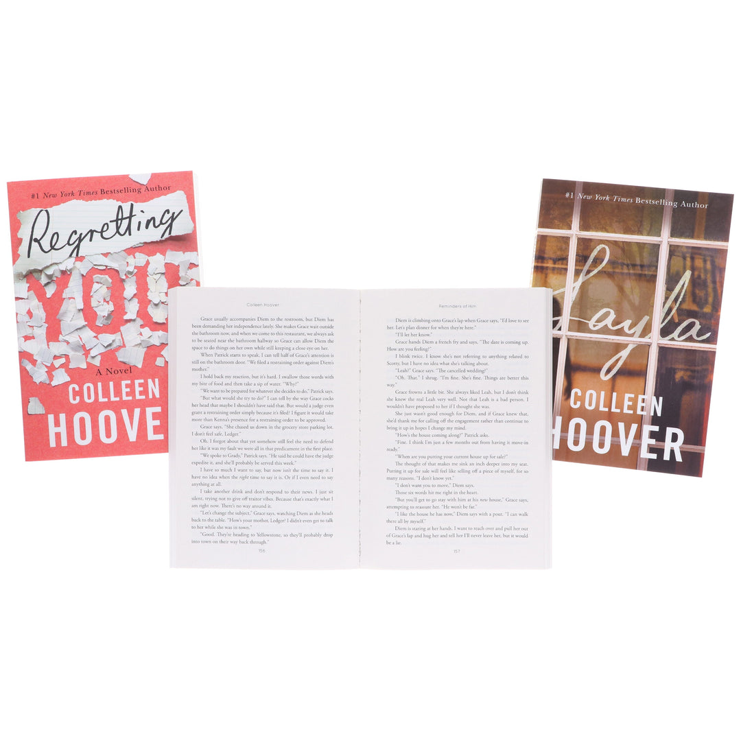 Colleen Hoover Novels (Reminders of Him, Regretting You & Layla) 3 Books Collection Set - Fiction - Paperback