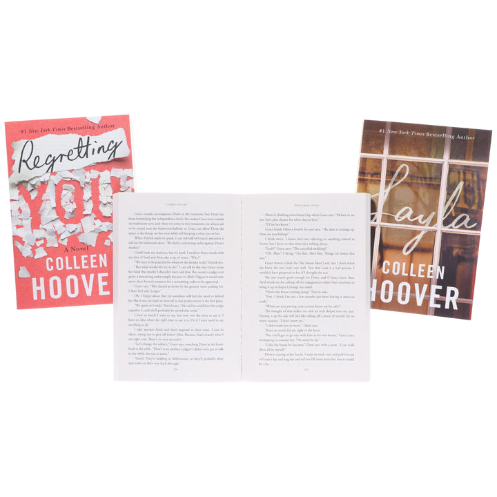 Colleen Hoover Novels (Reminders of Him, Regretting You & Layla) 3 Books Collection Set - Fiction - Paperback