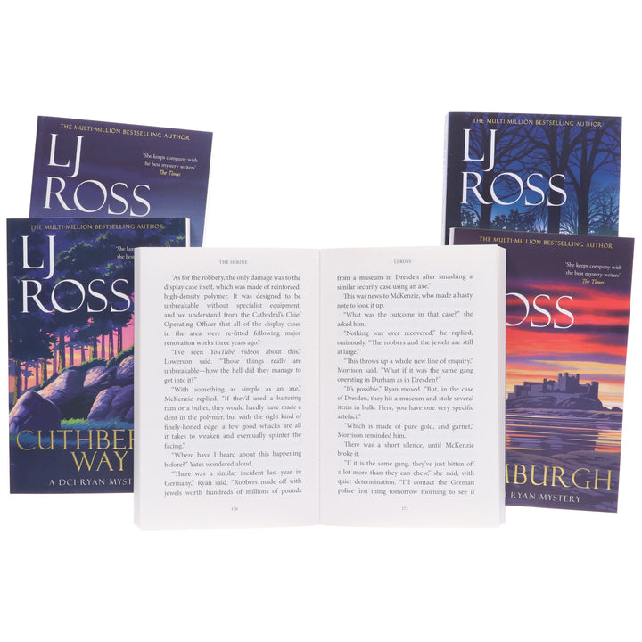 The DCI Ryan Mysteries (Book 16-20) By LJ Ross 5 Books Collection Set - Fiction - Paperback