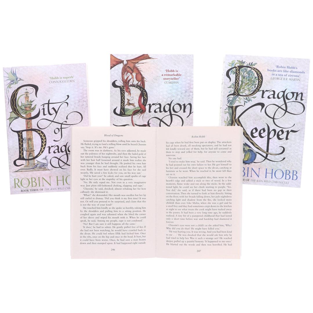 Rain Wild Chronicles by Robin Hobb 4 Books Collection Set - Fiction - Paperback