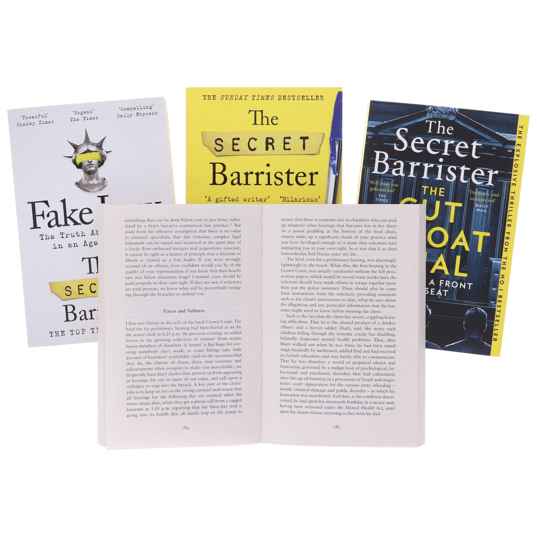 The Secret Barrister Collection 4 Books Set - Non Fiction - Paperback