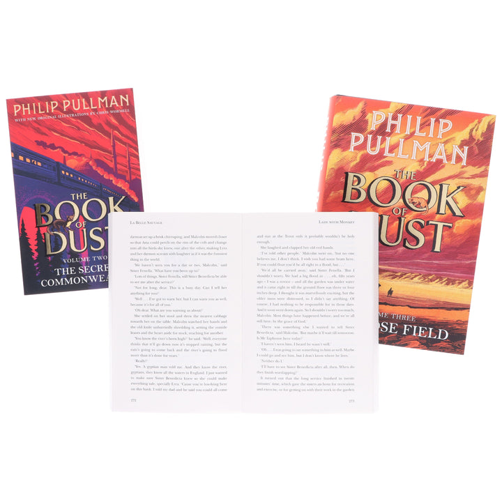 The Book of Dust (Vol 1-3) (His Dark Materials) by Philip Pullman Illustrated 3 Books Collection Set - Ages 12-17 - Paperback/Hardback