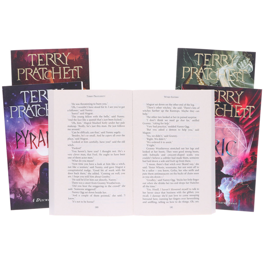 Discworld by Terry Pratchett Series 2 (Book 6-10) Collection Set - Fiction - Paperback